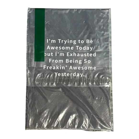 NEW Quote Lined Notebook — Journaling Note taking Funny Office Lists Gift In Pkg - Picture 3 of 4